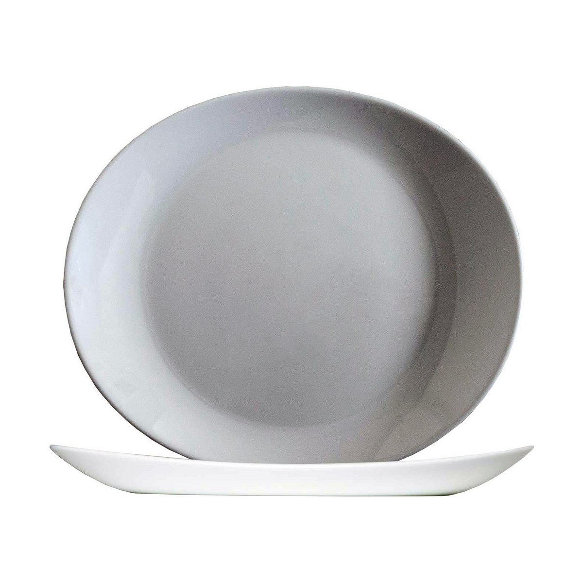 Tallriksset Arcoroc Solution Vit Glas 6 Delar 30 x 26 cm