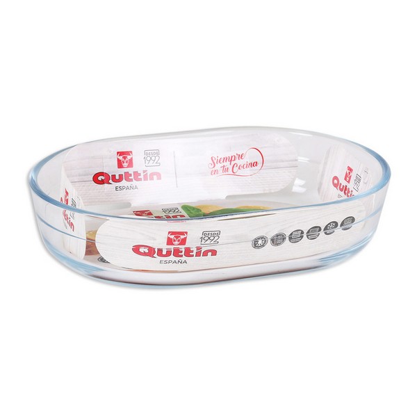 Bakform Quttin Glas, Kapacitet: 0,6 L - 17,6 x 12,7 x 4 cm