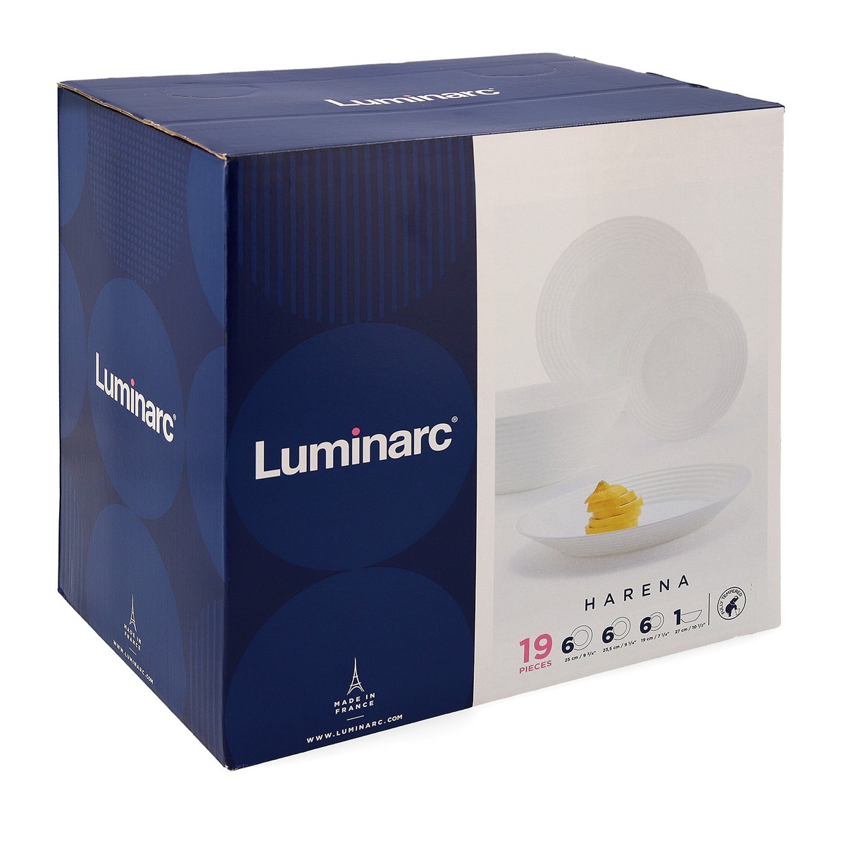 Servissats Luminarc Harena Vit Glas 19 Delar - 2