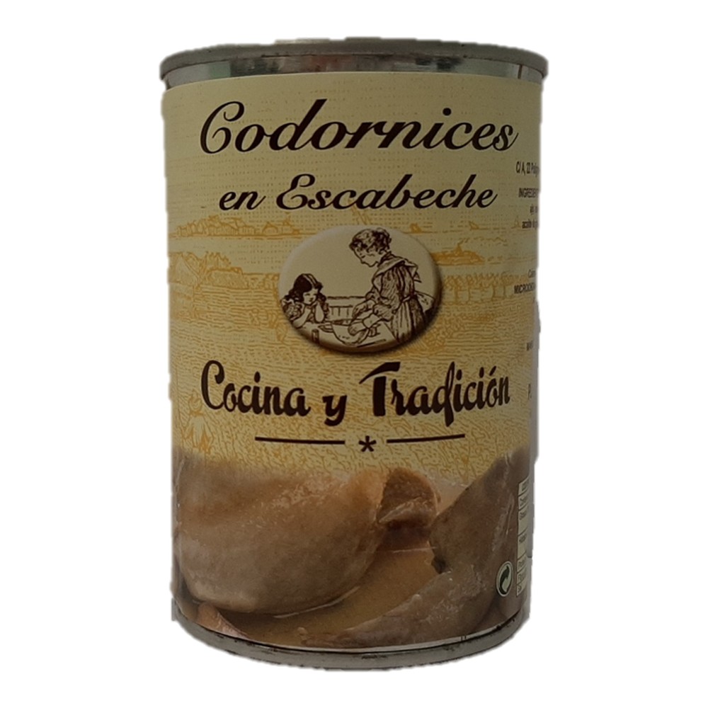 Vaktlar inlagda i Escabeche-marinad Cocina y Tradición (390 g)