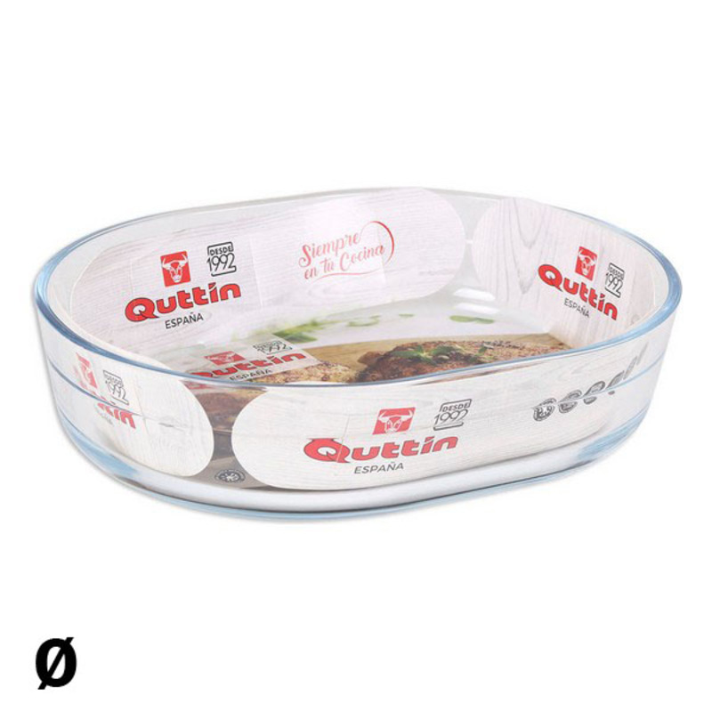 Bakform Quttin Glas, Kapacitet: 1,5 L - 23,7 x 18,8 x 4 cm - 5