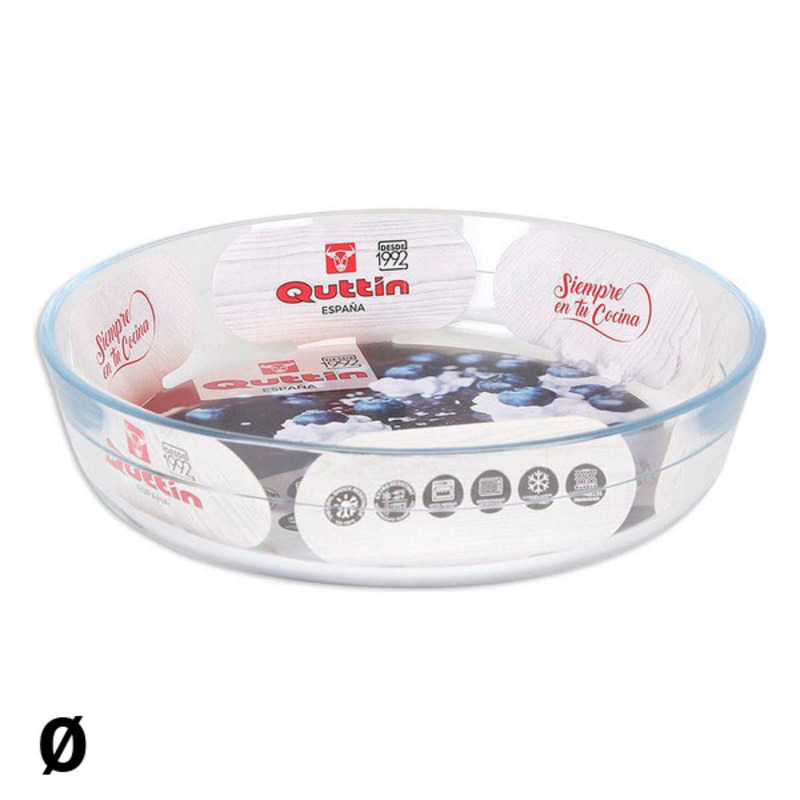 Bakform Quttin Glas, Kapacitet: 2,3 L - ø 26 x 5,9 cm - 5