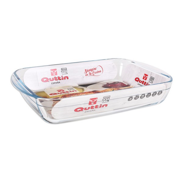 Servingsfat Quttin Glas, Kapacitet: 3 L - 35,4 x 22 x 5,5 cm - 4