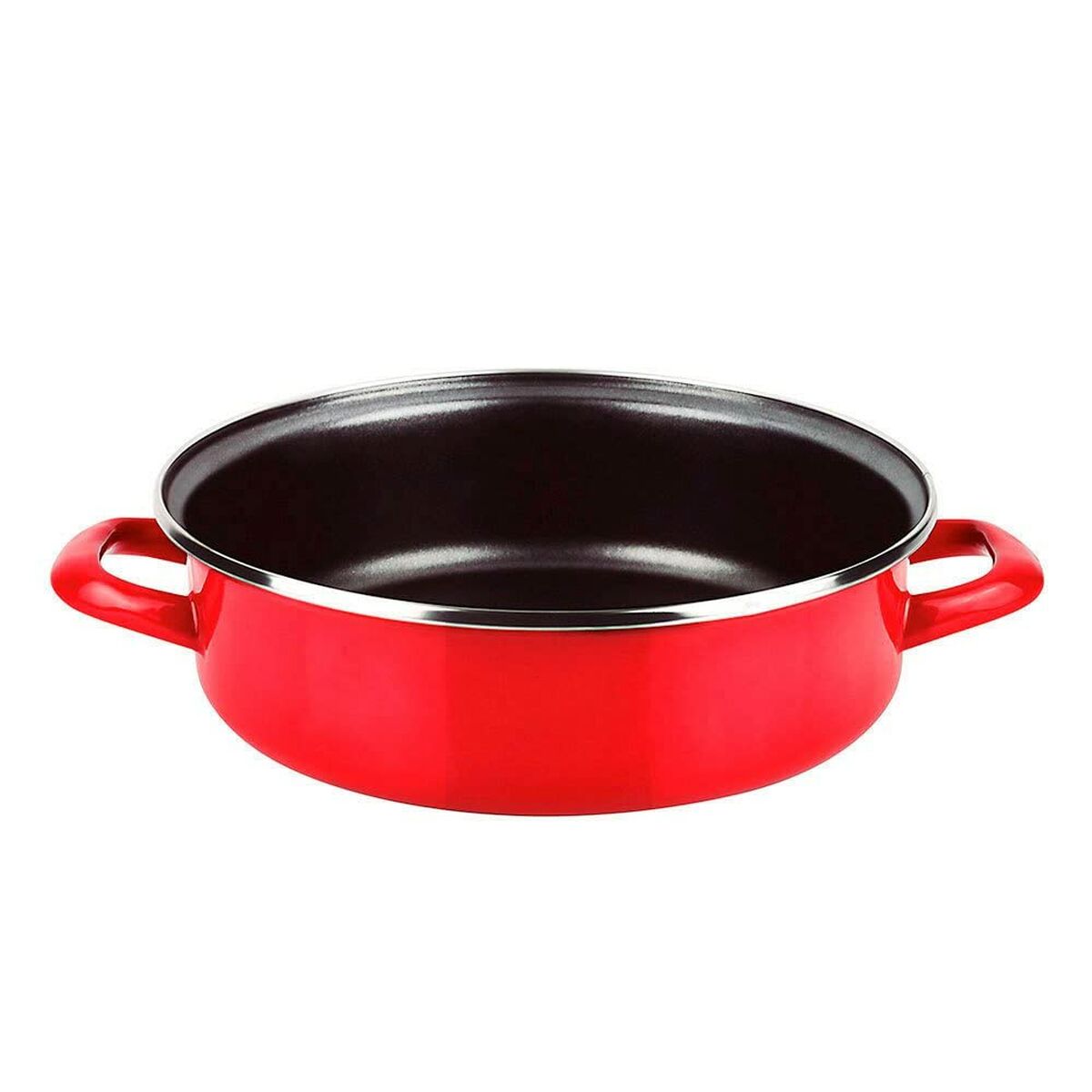 Lunchlåda FAGOR Optimax Röd Emaljerat stål (Ø 24 cm)