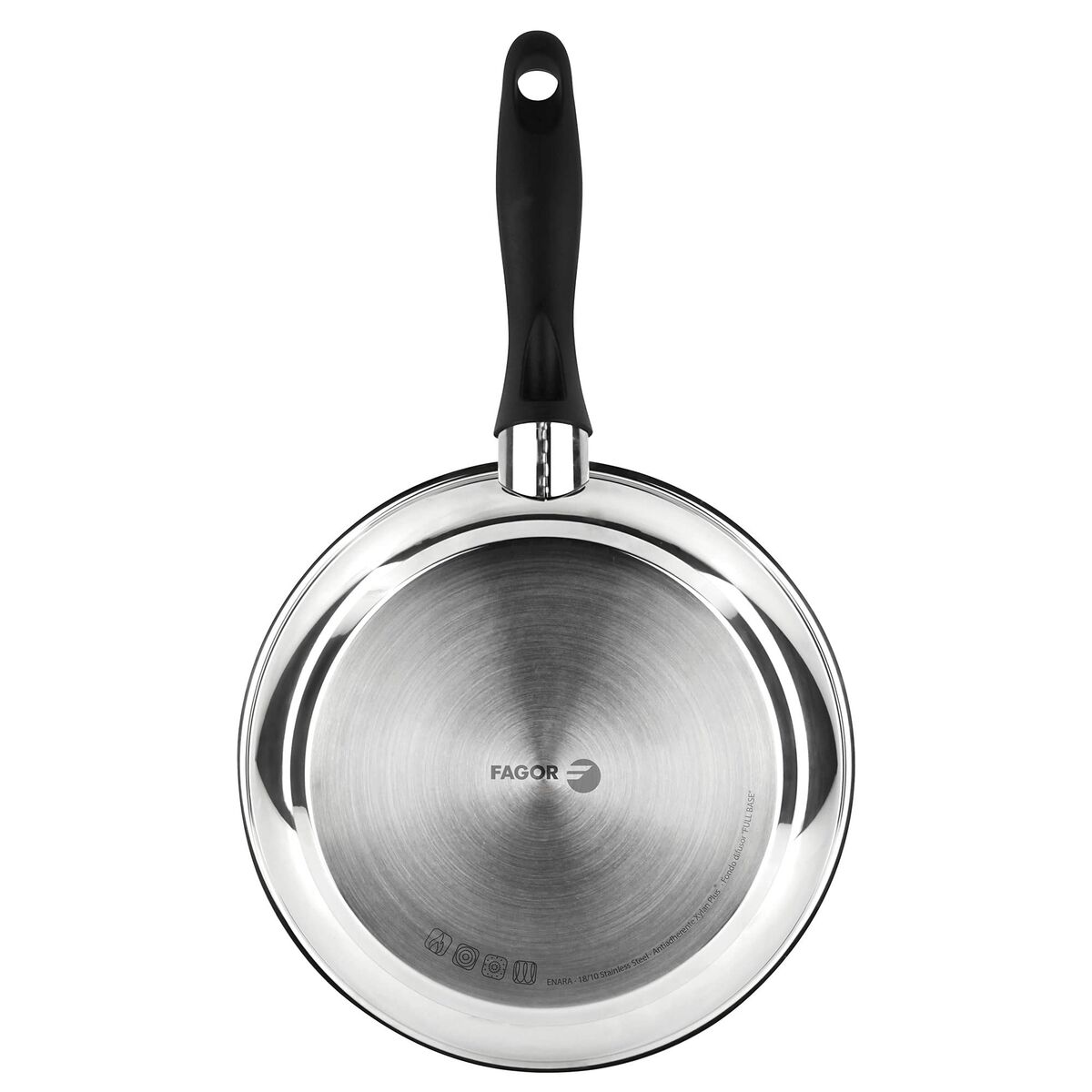 Stekpanna Fagor Enara Silvrig Rostfritt stål Ø 20 cm - 2