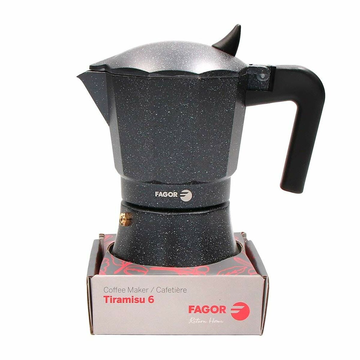 Italiensk Kaffepanna FAGOR Tiramisu Aluminium (6 Koppar) - 2