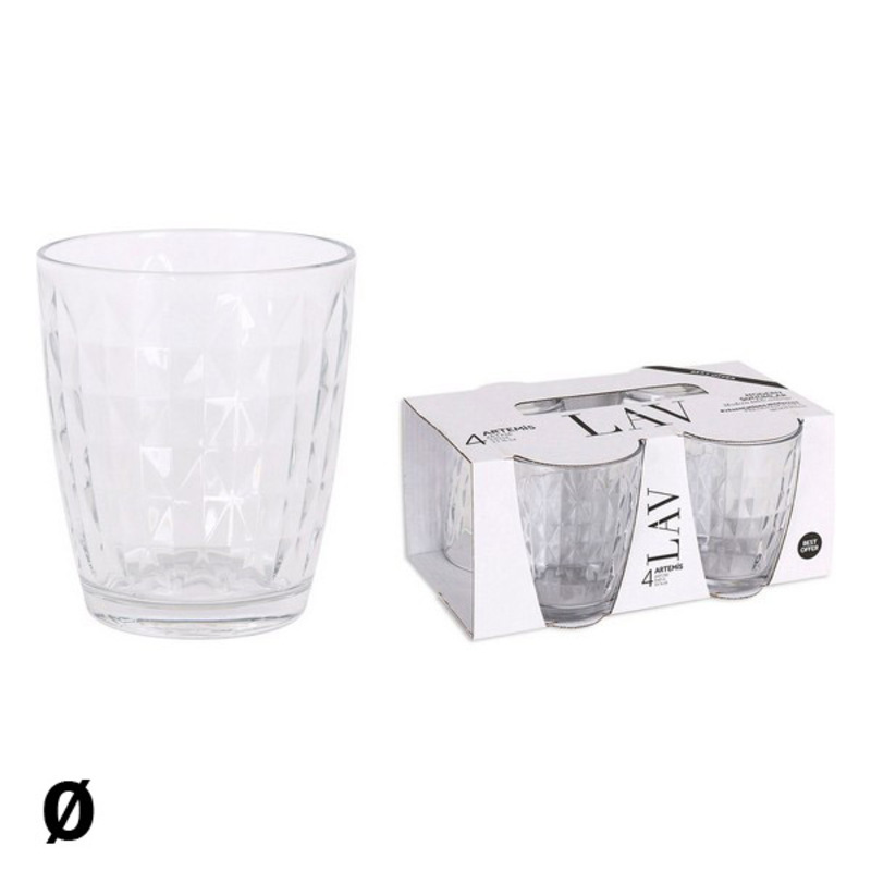 Glasset LAV Artemis 415 ml 340 ml 415 ml (4 antal), Kapacitet: 340 cc - ø 8,5 x 10 cm - 7