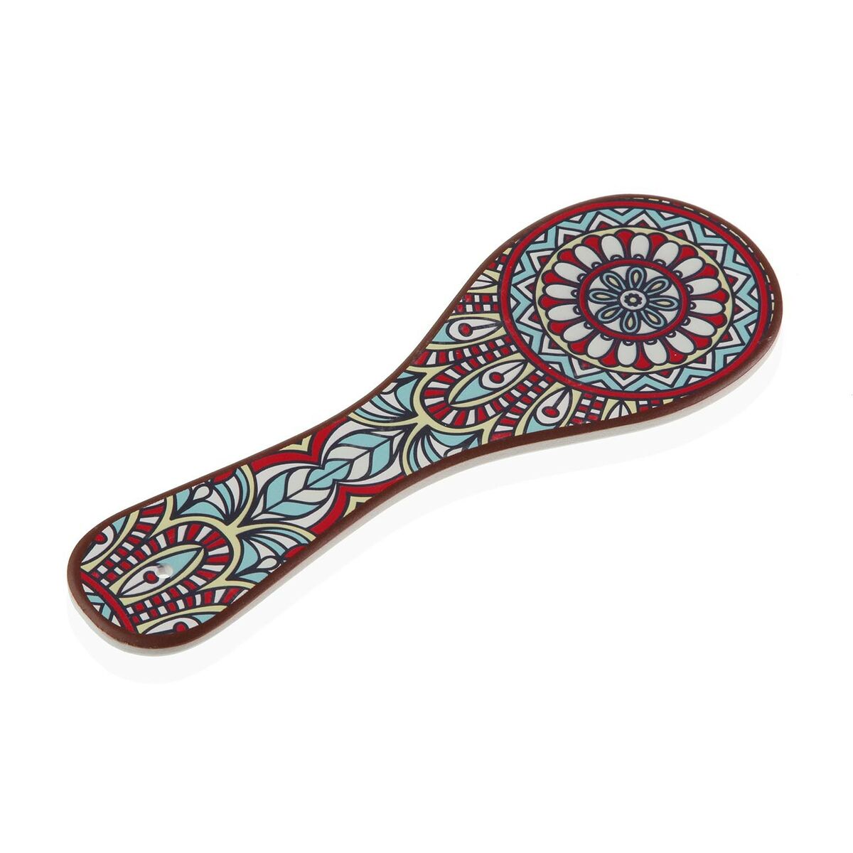Skedhållare Versa Röd Mandala Keramik (10 x 28 cm)