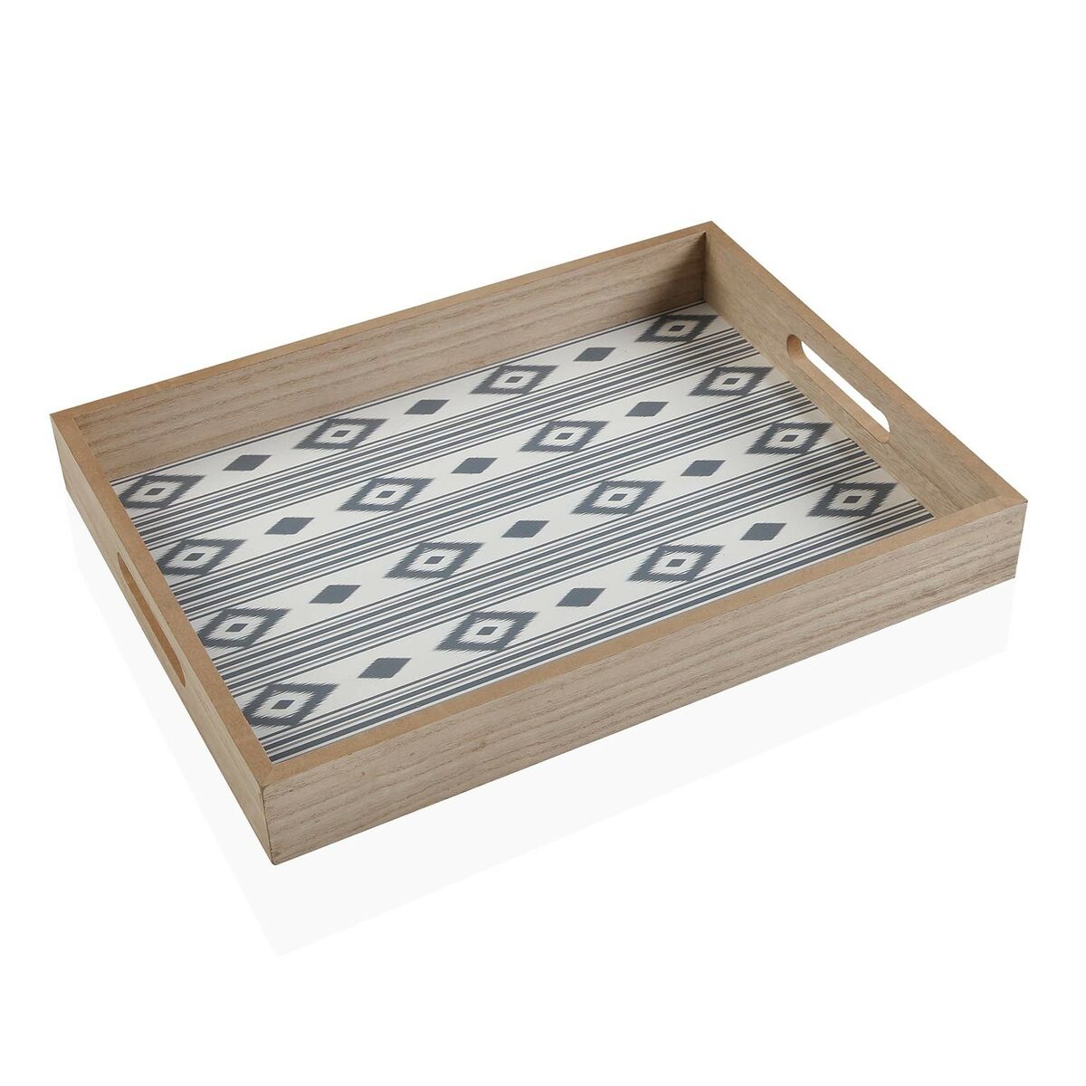 Bricka Versa Manacor Grå Trä MDF 30 x 5 x 45 cm