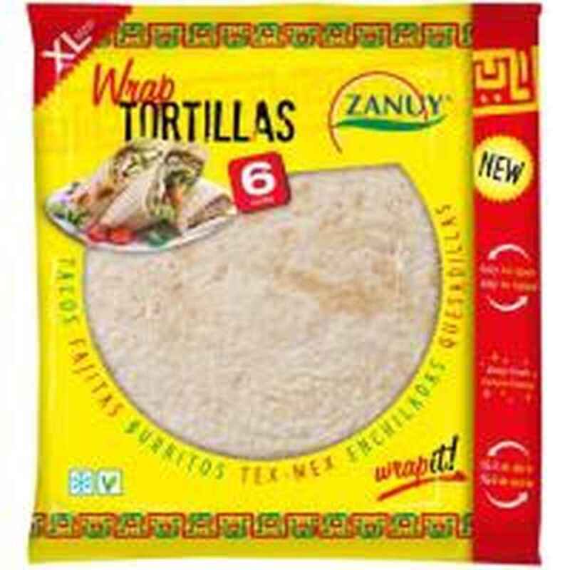 Wheat Tortillas XL Zanuy (Stor) (375 g)