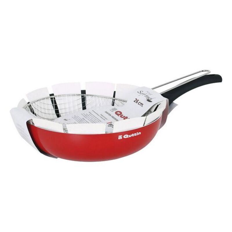 Stekpanna med Korg Quttin Infinity Röd (Ø 26 cm) - 2