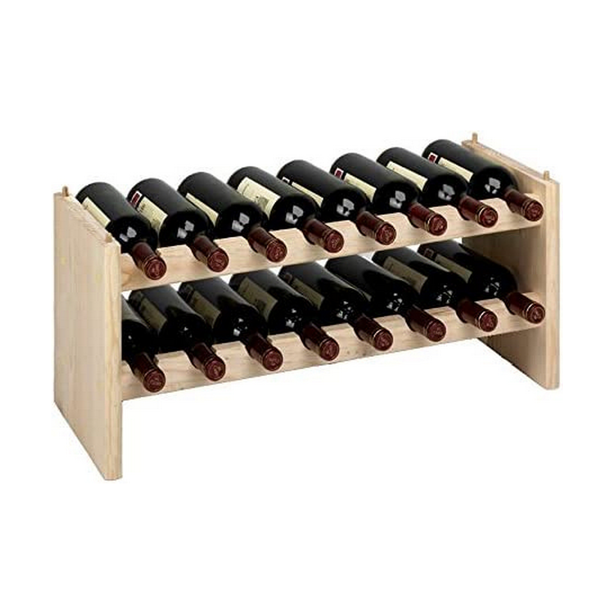 Flaskställ Astigarraga Merlot Brun Furu (68,8 x 25 x 30 cm)