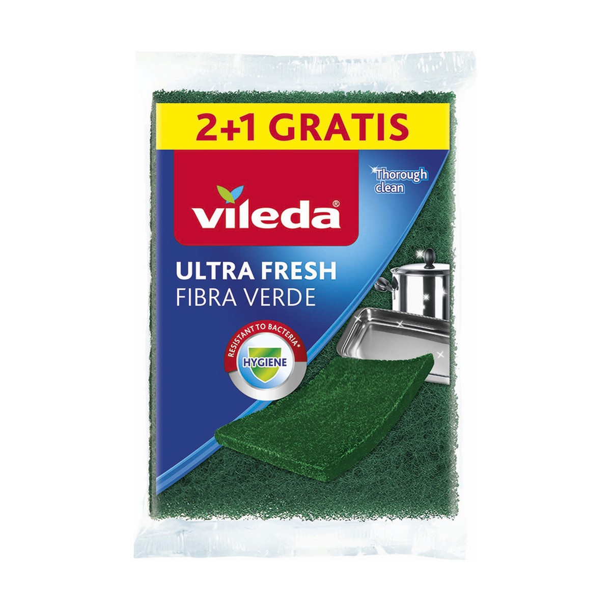 Skurboll Vileda 3 Delar Grön - 2