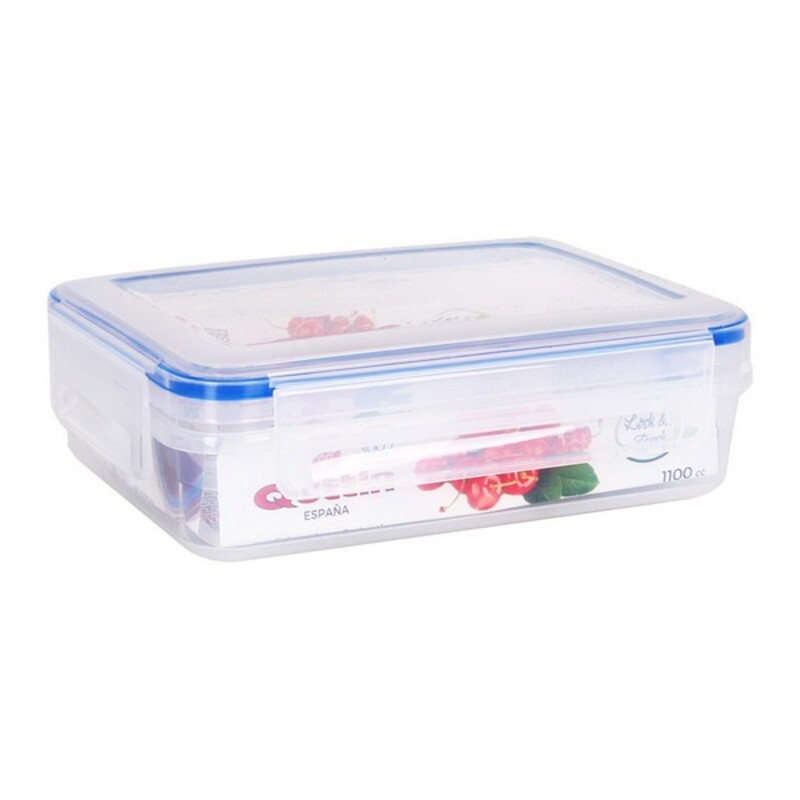 Hermetisk matlåda Quttin L&F, Kapacitet: 1000 ml - 15 x 10 x 12 cm - 10
