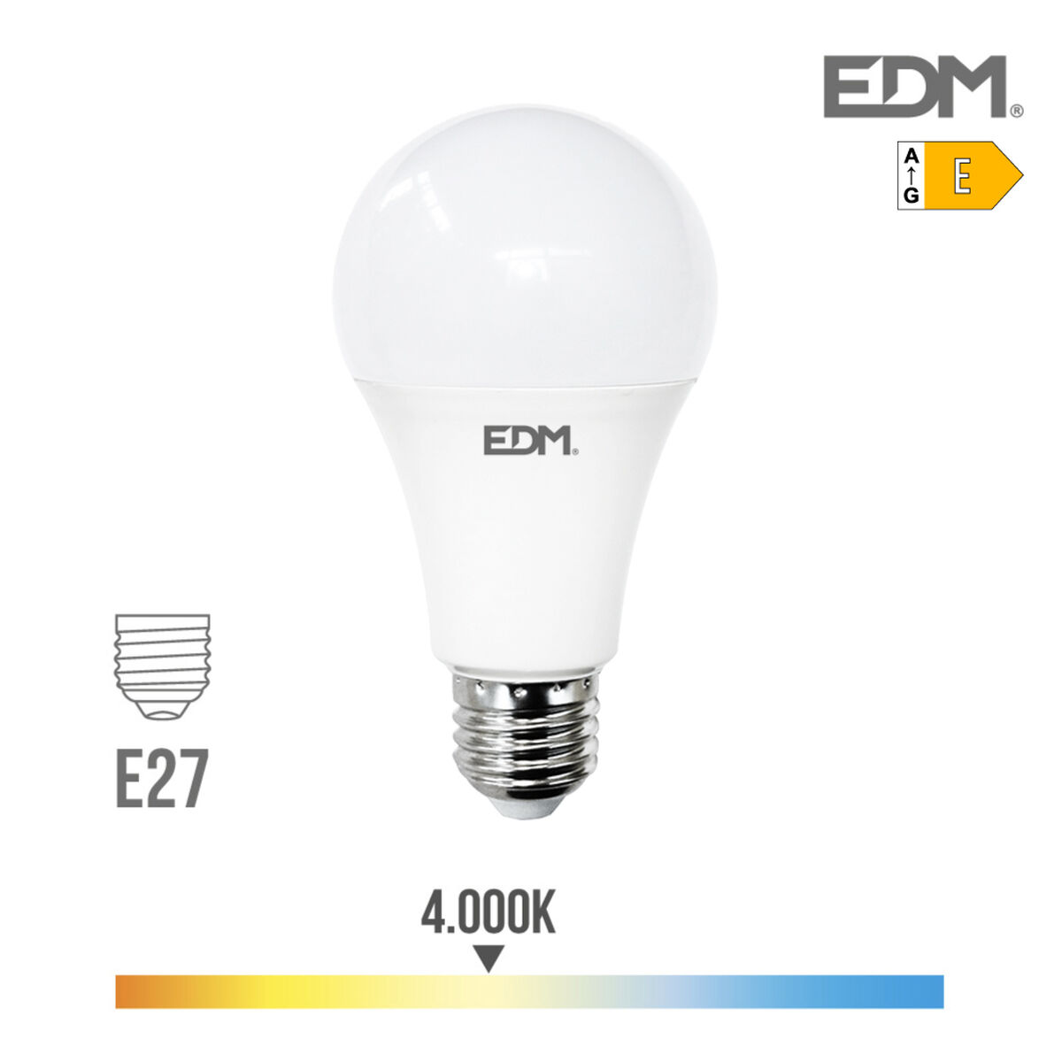 LED-lampa EDM E27 E 2700 lm 24 W (4000 K)