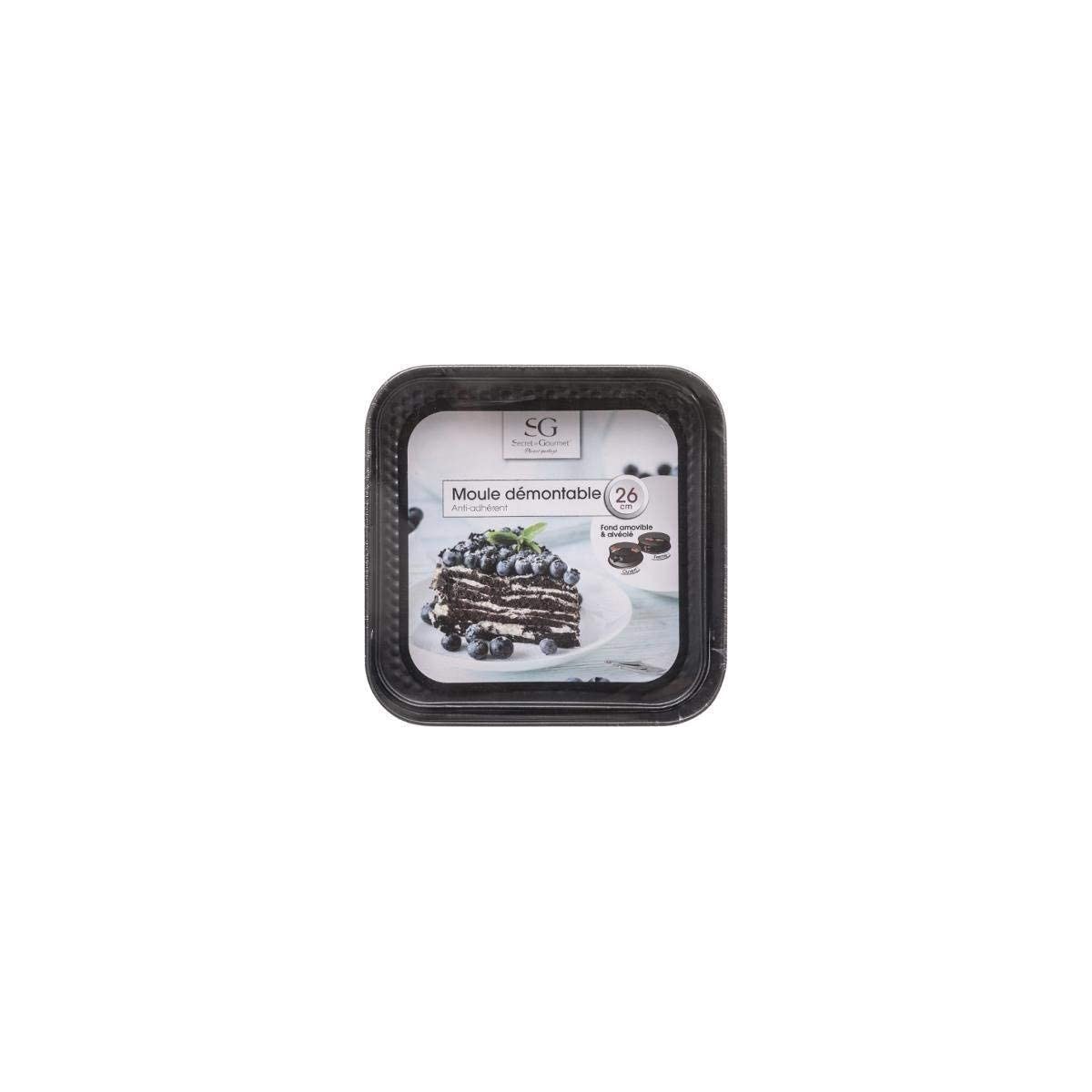 Avtagbar form 5five Svart Metall (26 x 26 cm) - 3