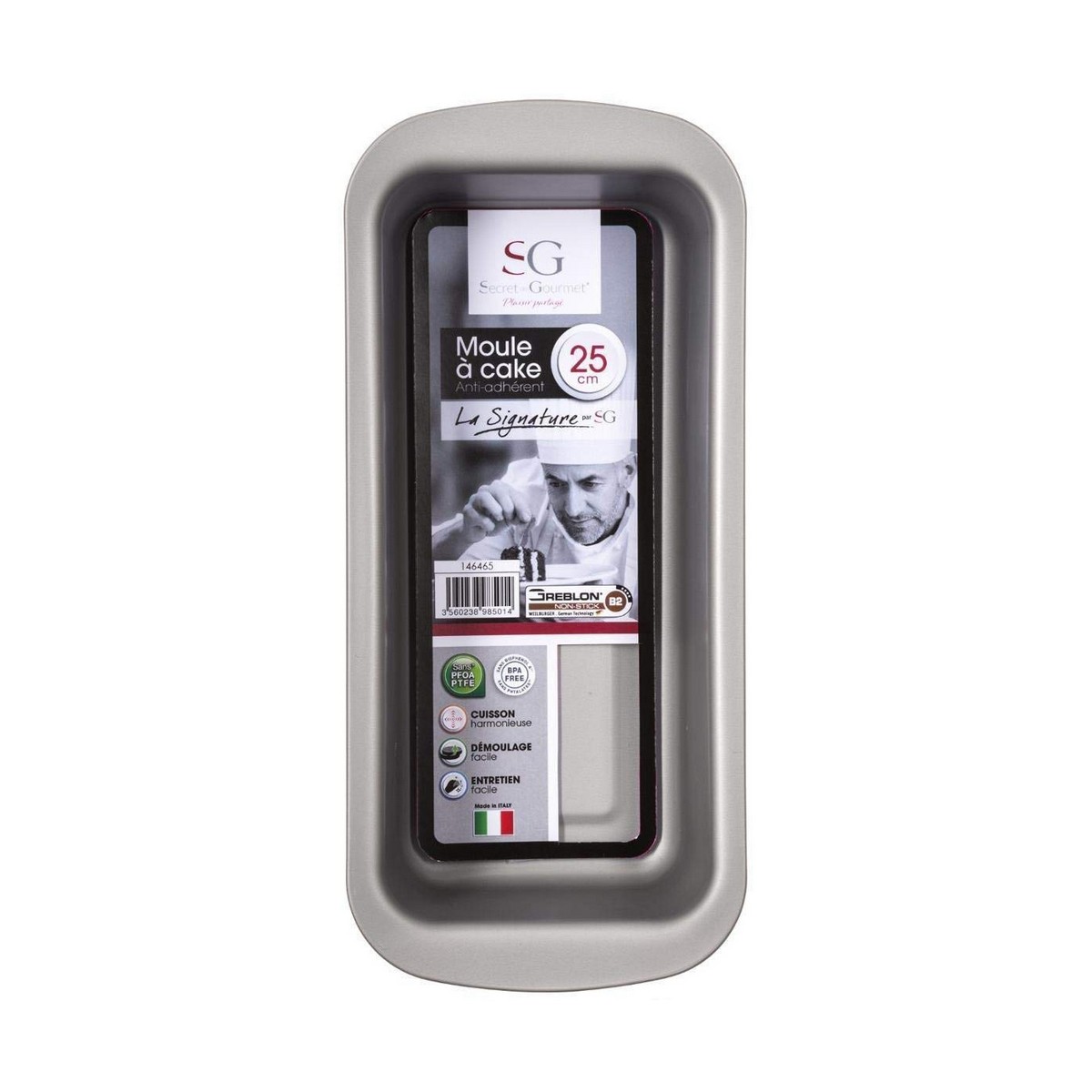 Rektangulär bakform Secret de Gourmet Aluminium Kromad (25 cm) - 3