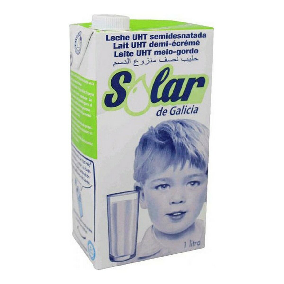 Halvskummad mjölk Solar (1 L) - 2