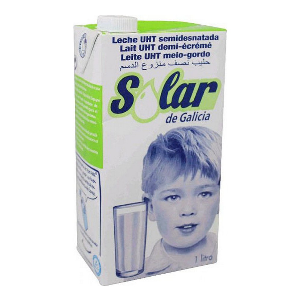 Halvskummad mjölk Solar (1 L)