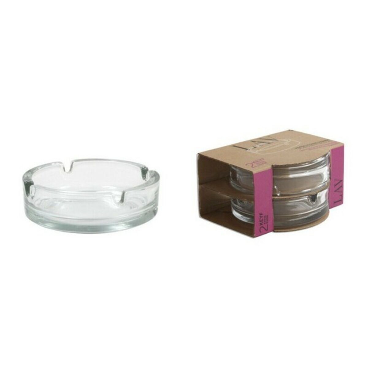 Askfat LAV (2 uds) (2 antal), Mått: Ø 7 x 3,5 cm - 4