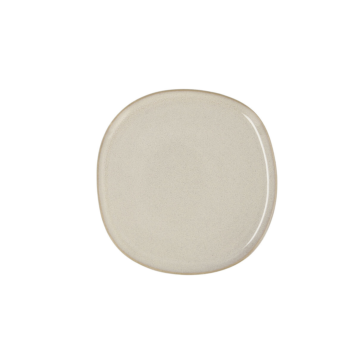 Platt skål Bidasoa Ikonic Vit Keramik 20,2 x 19,7 cm (6 antal) (Pack 6x)