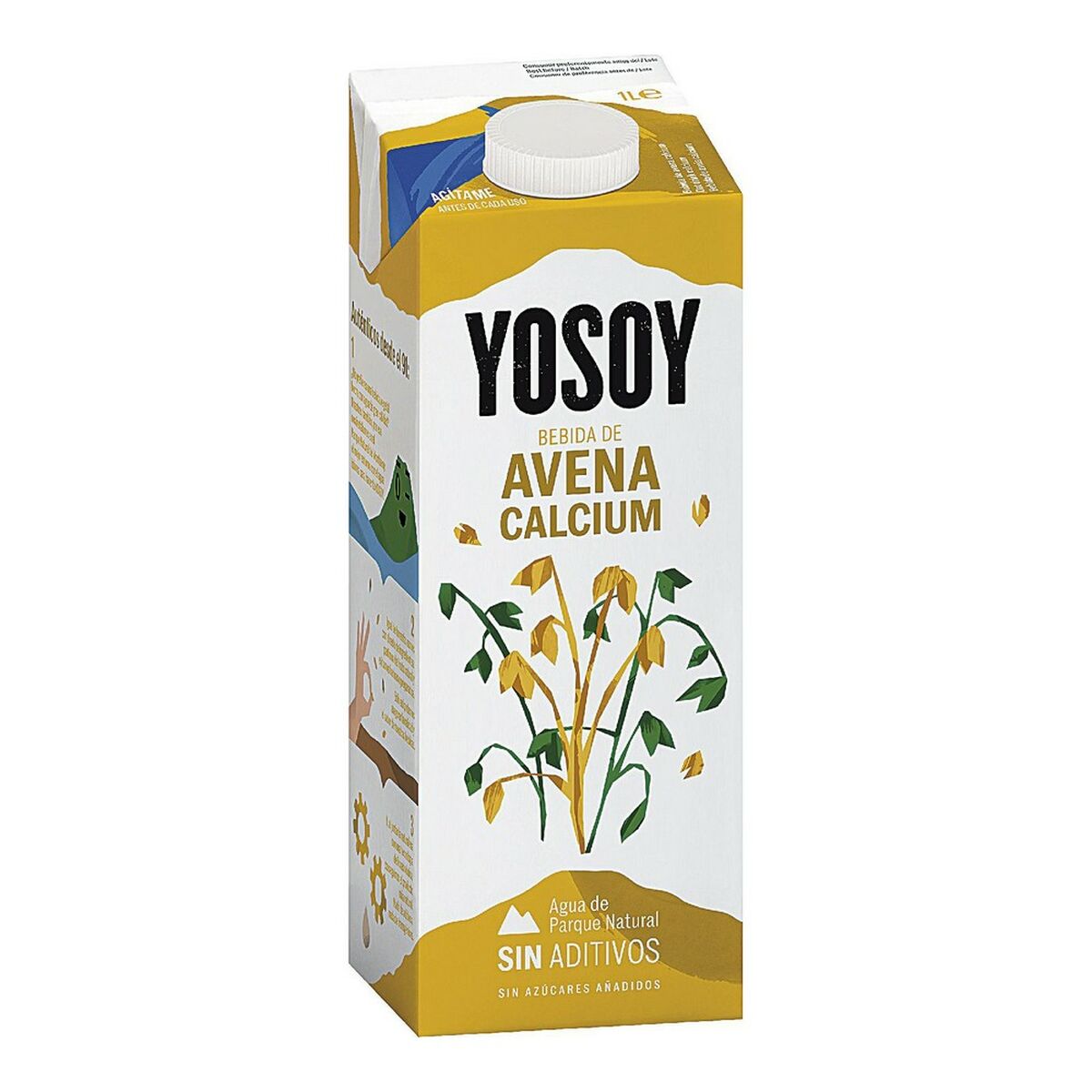 Växtbaserad Dryck Yosoy Havregryn Kalcium (1 L) - 2