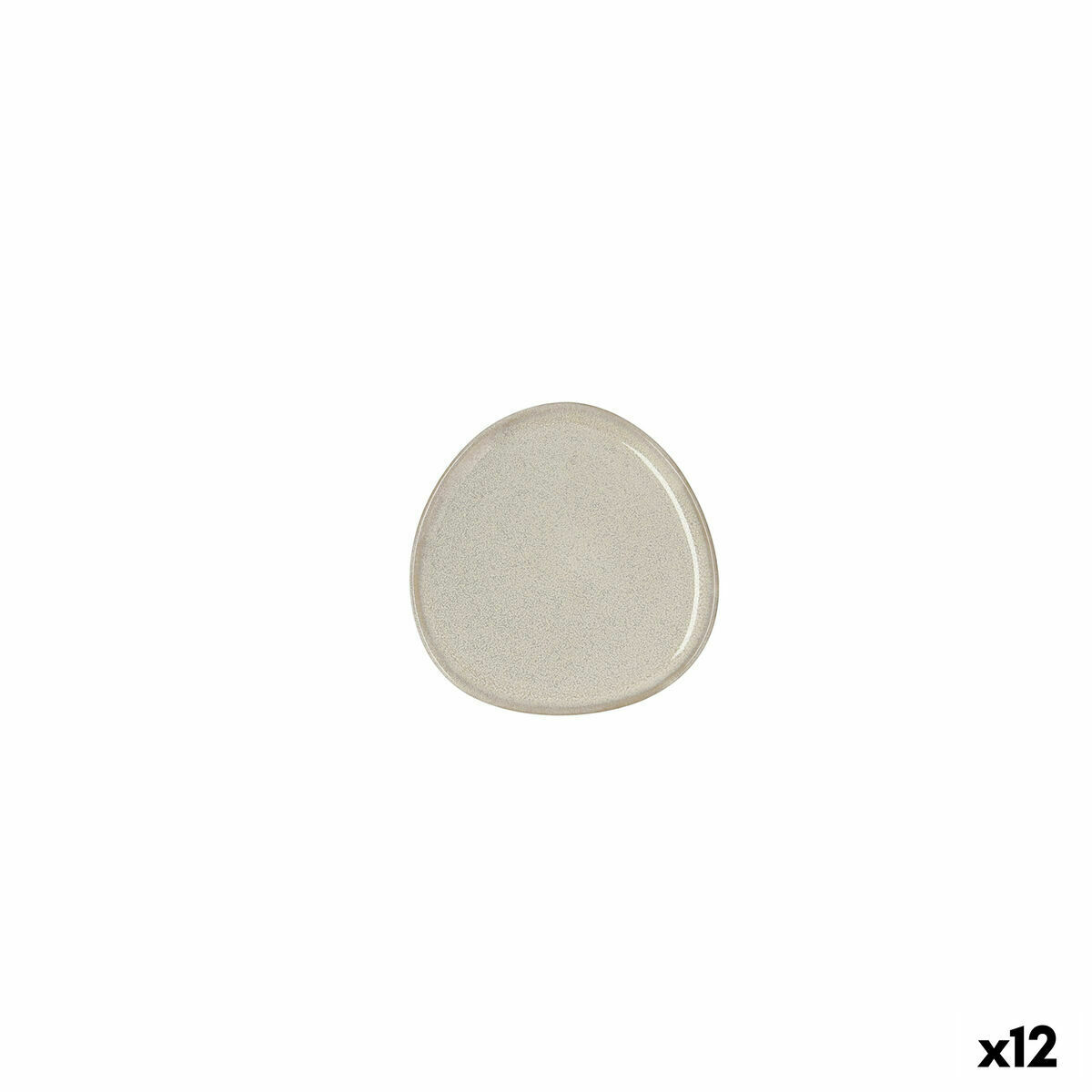 Platt skål Bidasoa Ikonic Vit Keramik 11 x 11 cm (12 antal) (Pack 12x) - 7