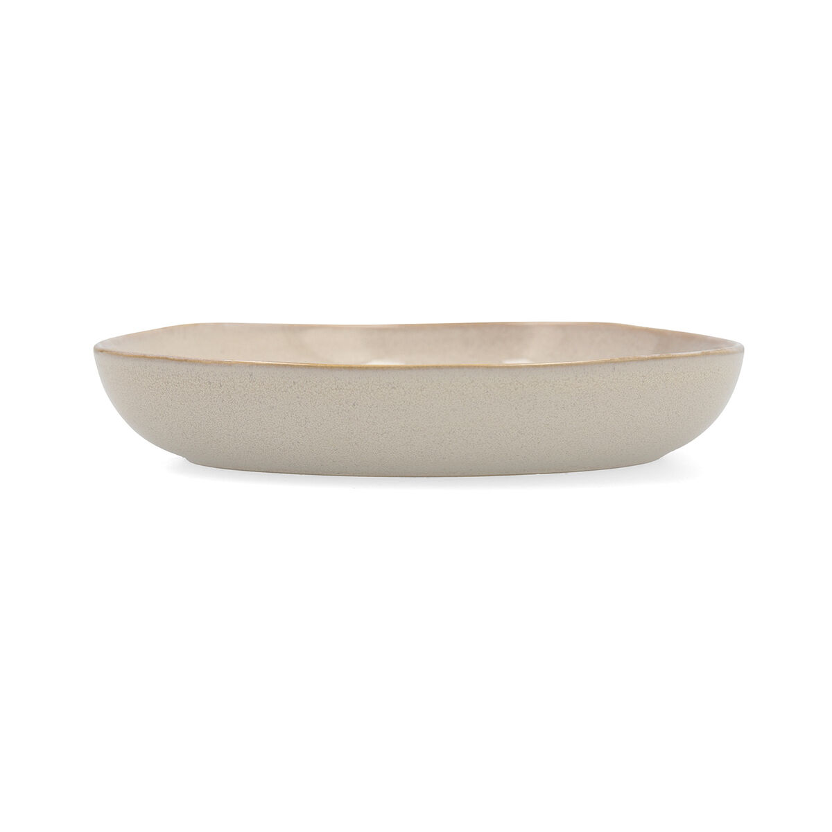 Djup tallrik Bidasoa Ikonic Keramik Vit (20,5 x 19,5 cm) (Pack 6x) - 2
