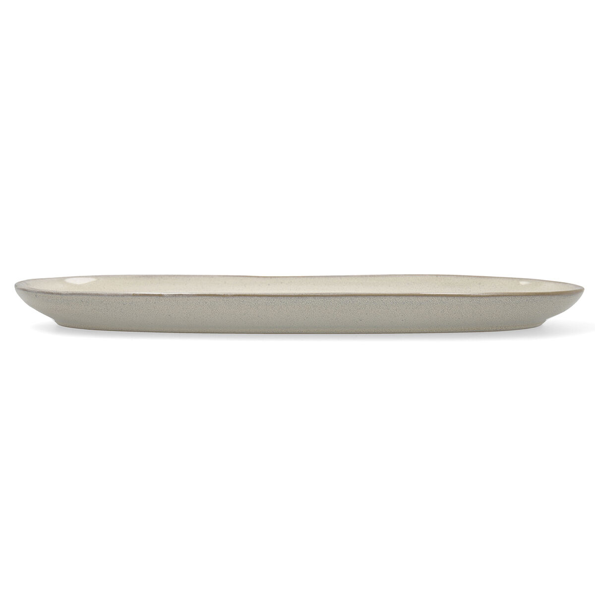 Servingsfat Bidasoa Ikonic Vit Keramik (36 x 16 cm) (Pack 2x) - 5