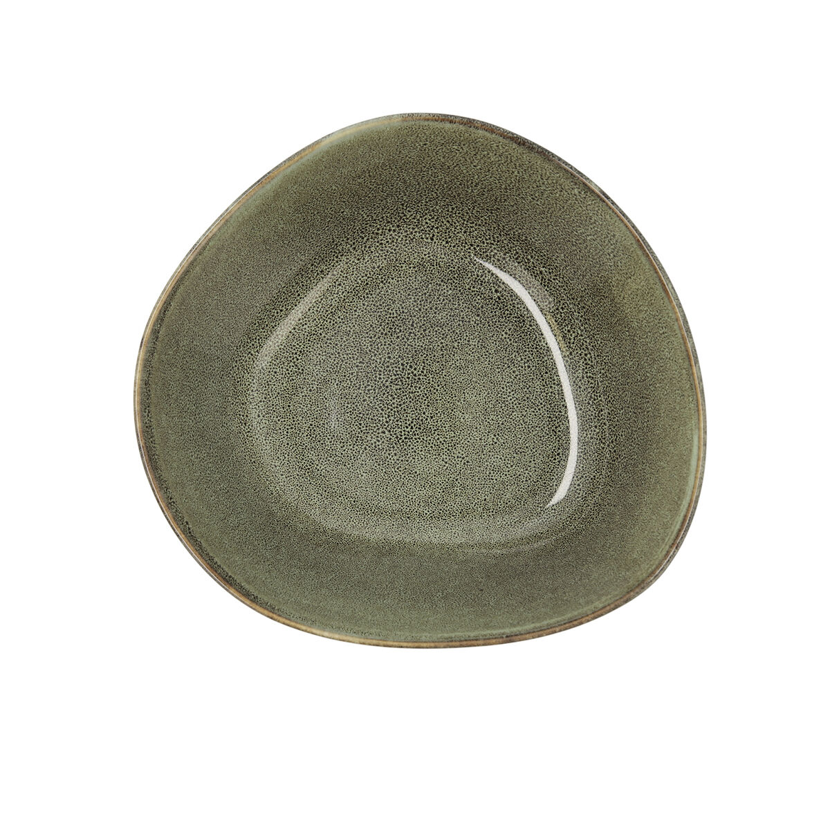 Salladsskål Bidasoa Ikonic Keramik Grön (20 x 19,5 x 8,5 cm) (Pack 3x) - 2