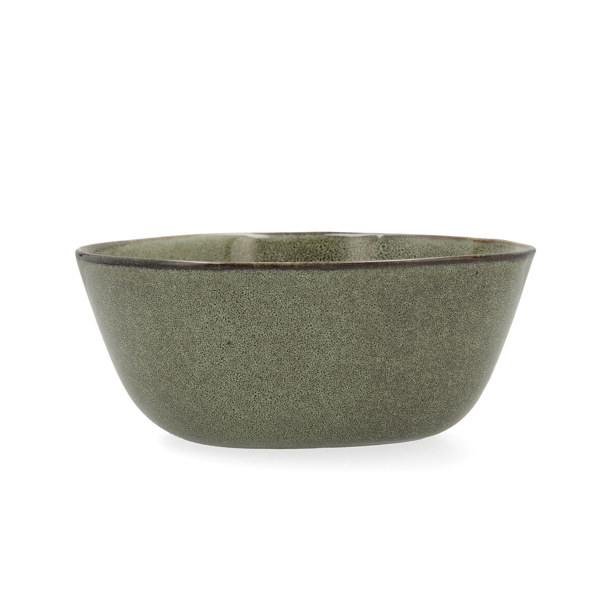Salladsskål Bidasoa Ikonic Keramik Grön (20 x 19,5 x 8,5 cm) (Pack 3x) - 4
