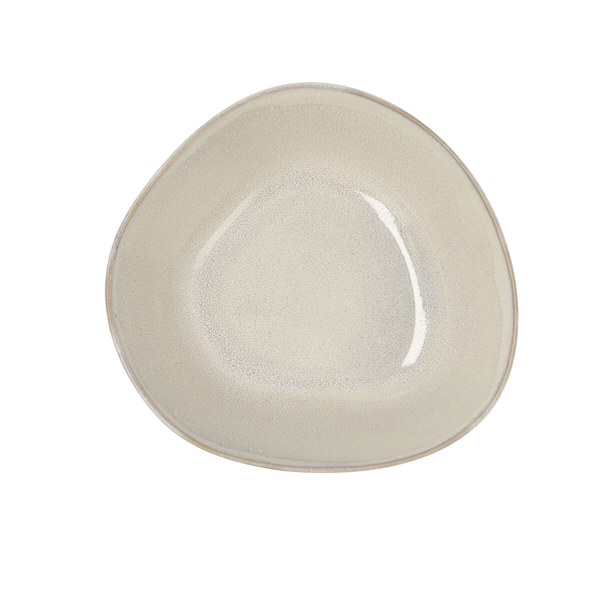 Salladsskål Bidasoa Ikonic Keramik Vit (20 x 19,5 x 8,5 cm) (Pack 3x) - 2