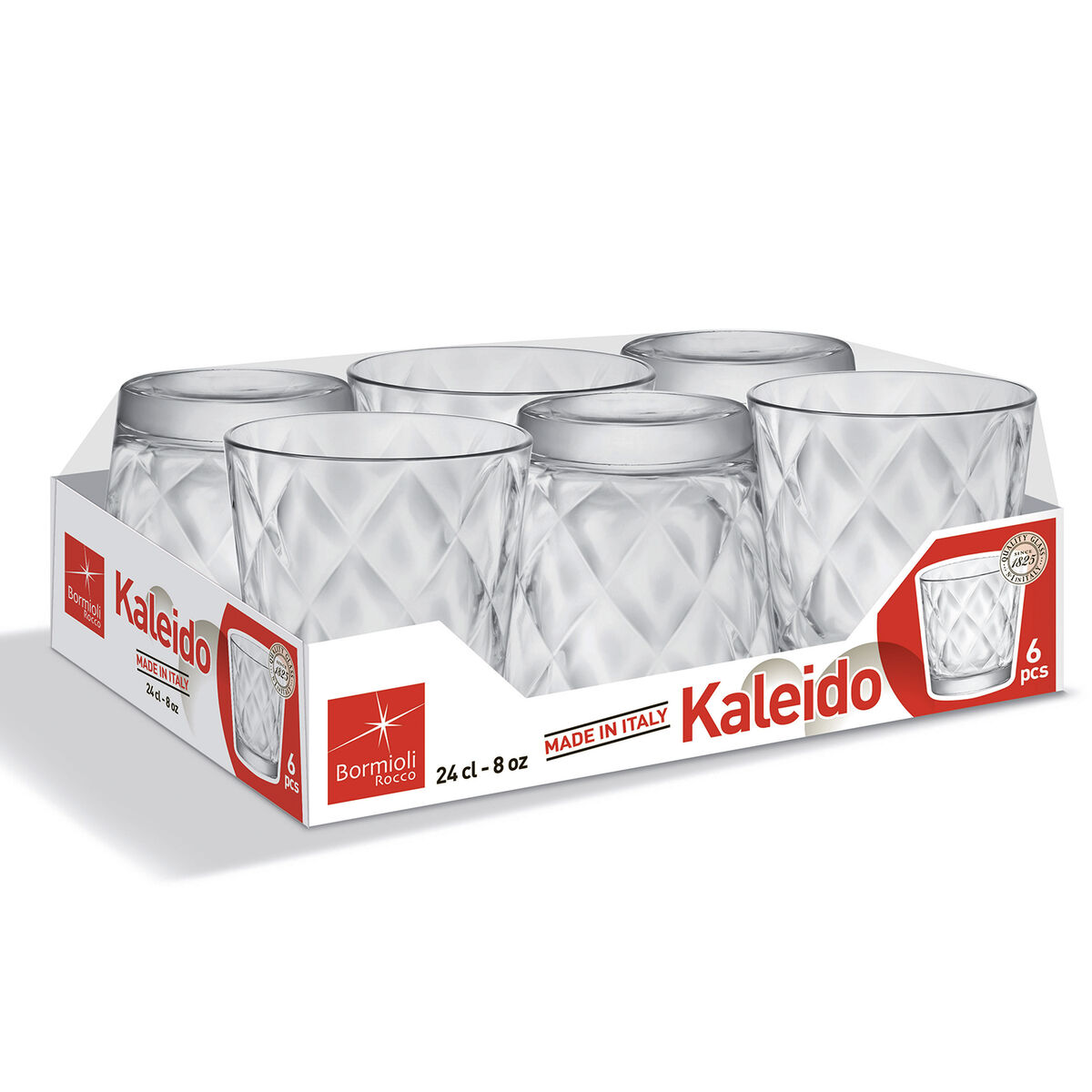 Glasset Bormioli Rocco Kaleido 6 antal Glas (250 ml) - 2