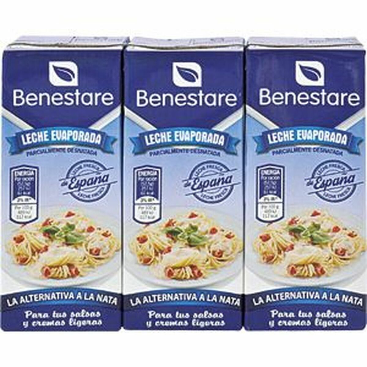 Kondenserad Mjölk Benestare (3 x 200 ml) - 2