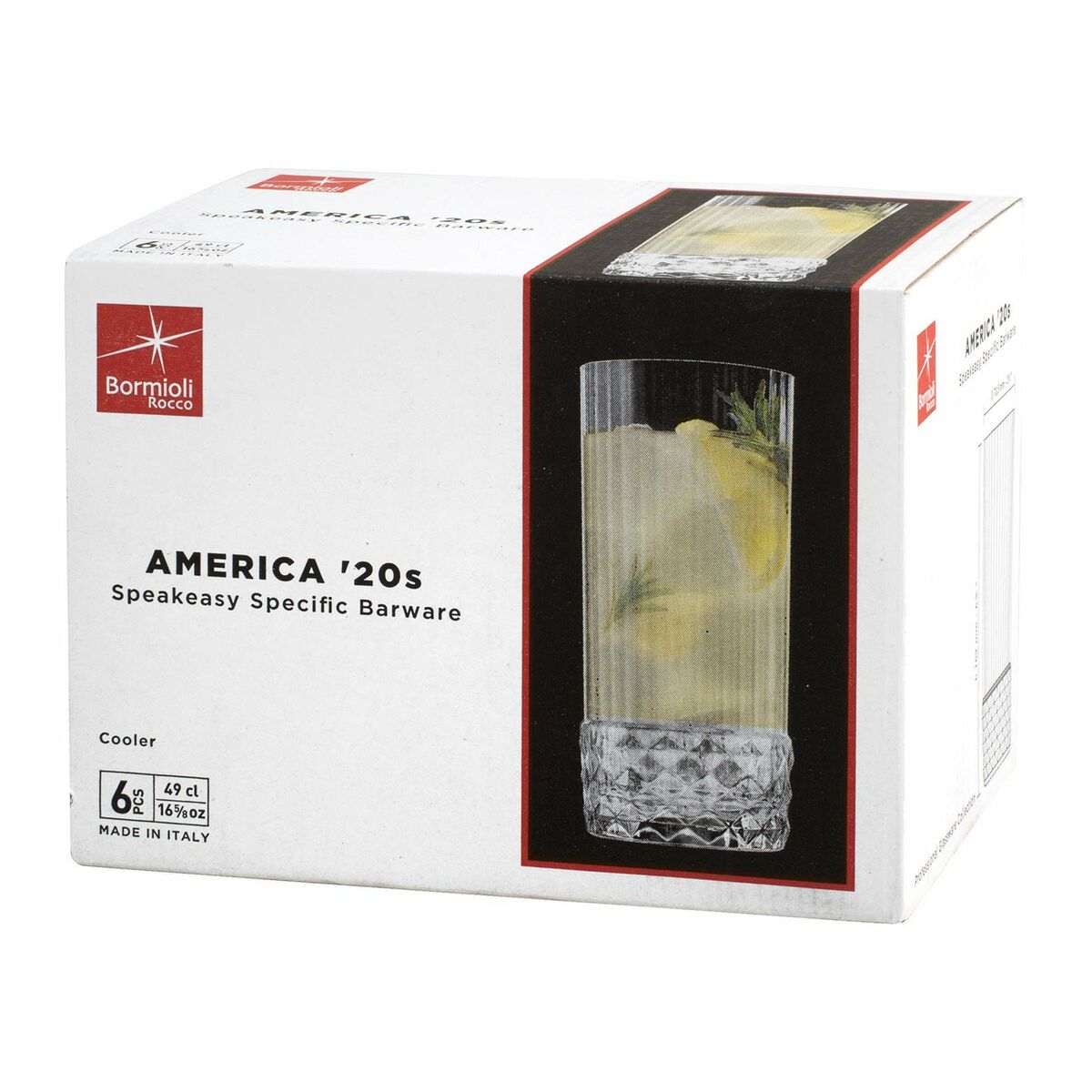 Glasset Bormioli Rocco America'20s 6 antal Glas (490 ml) - 2