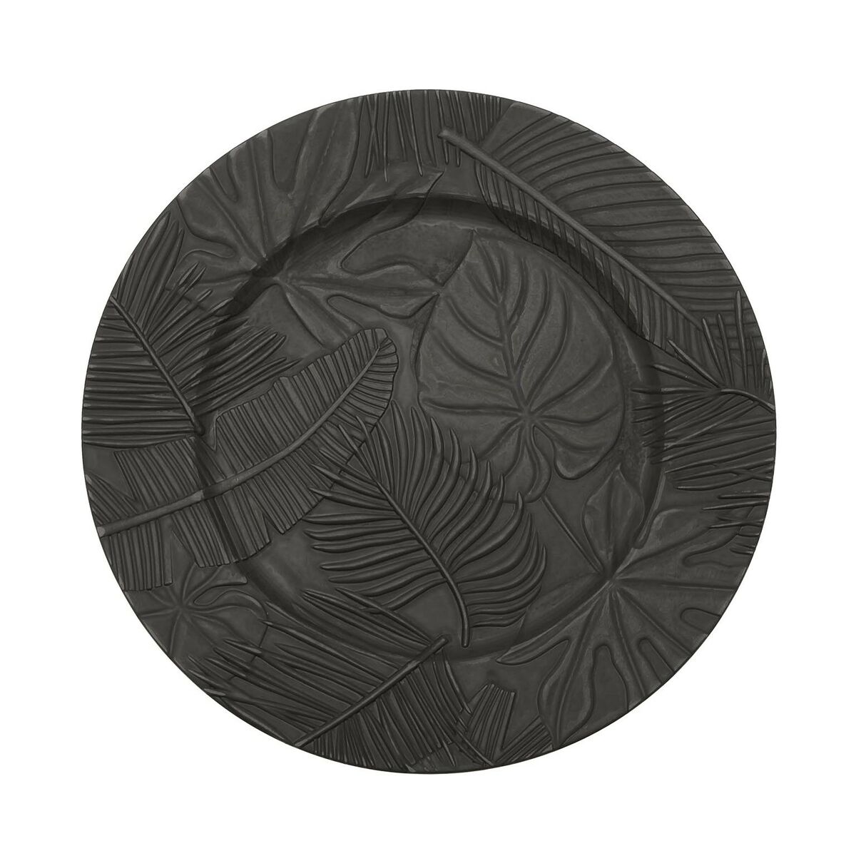 Tallriksunderlägg Versa Svart Plast 33 x 33 cm