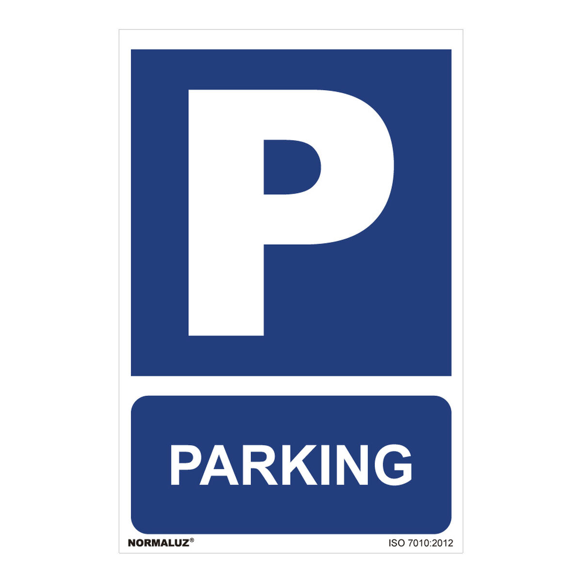 Skylt Normaluz Parking PVC (30 x 40 cm)