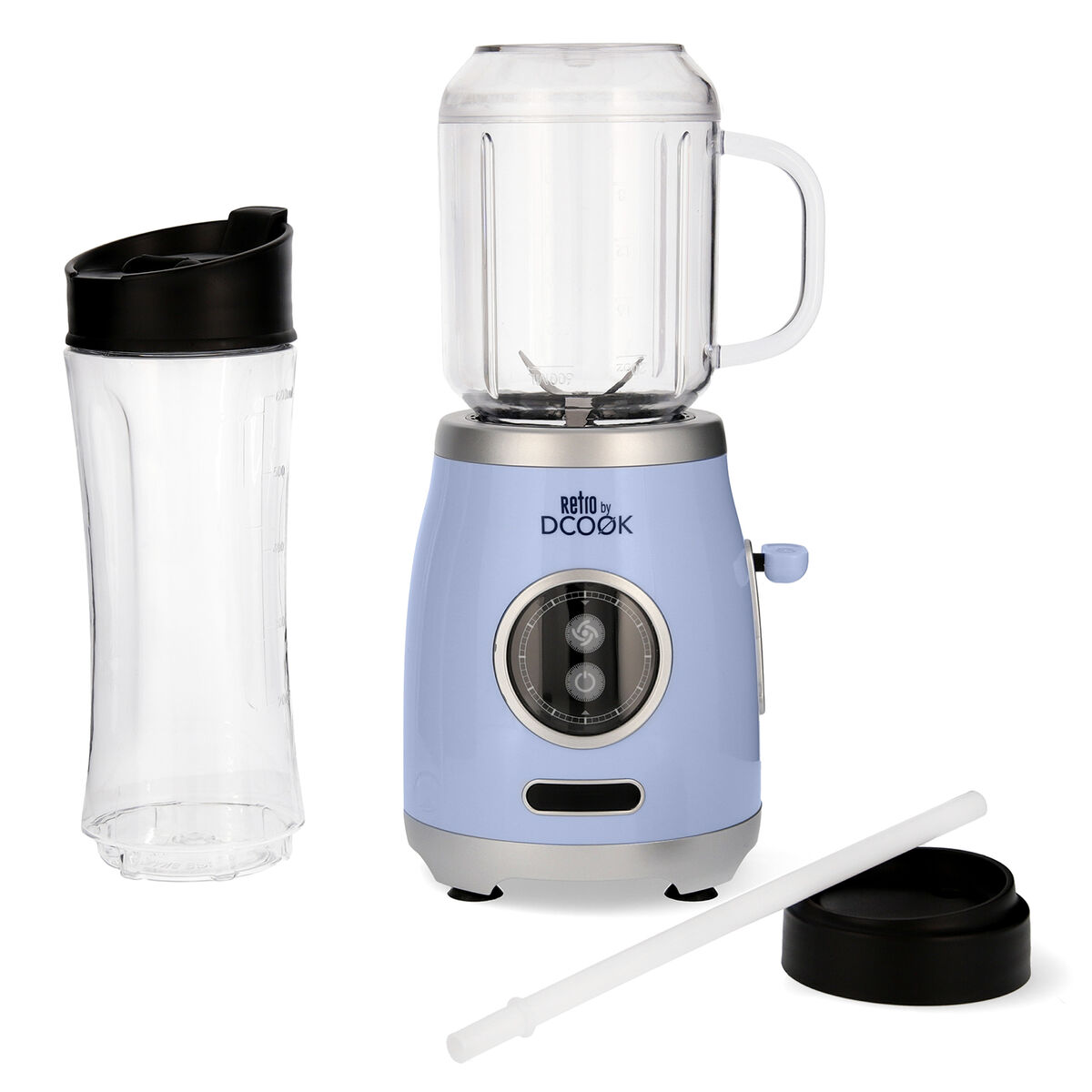 Glasmixer Dcook Retro 300 W Blå
