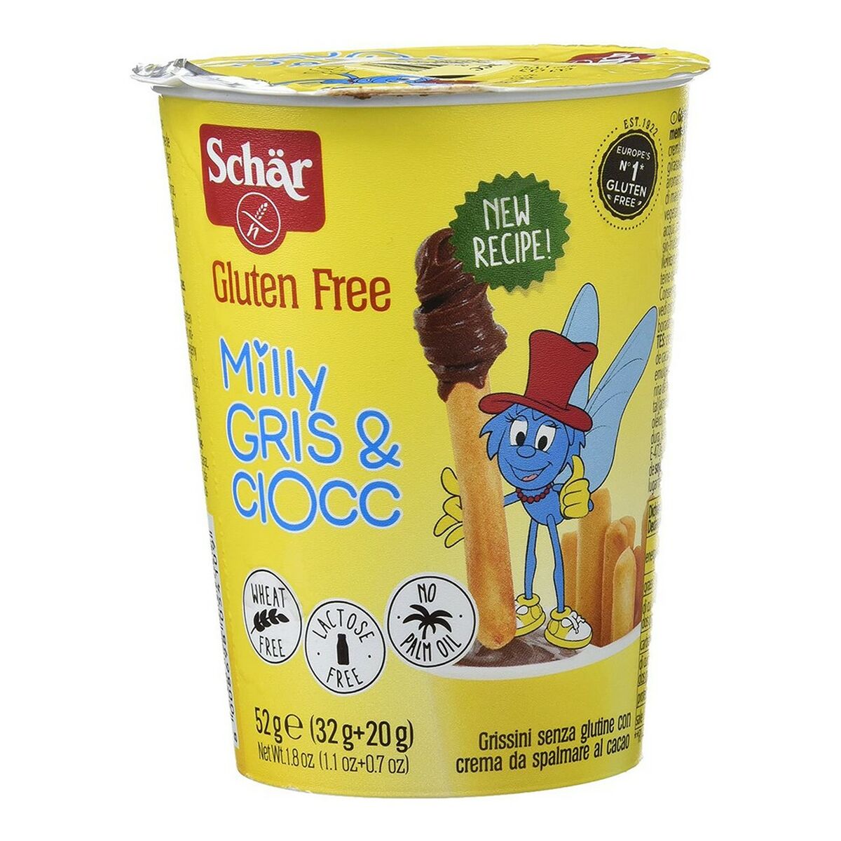 Snacks Schar Milly Gris & Ciocc (52 g) - 2
