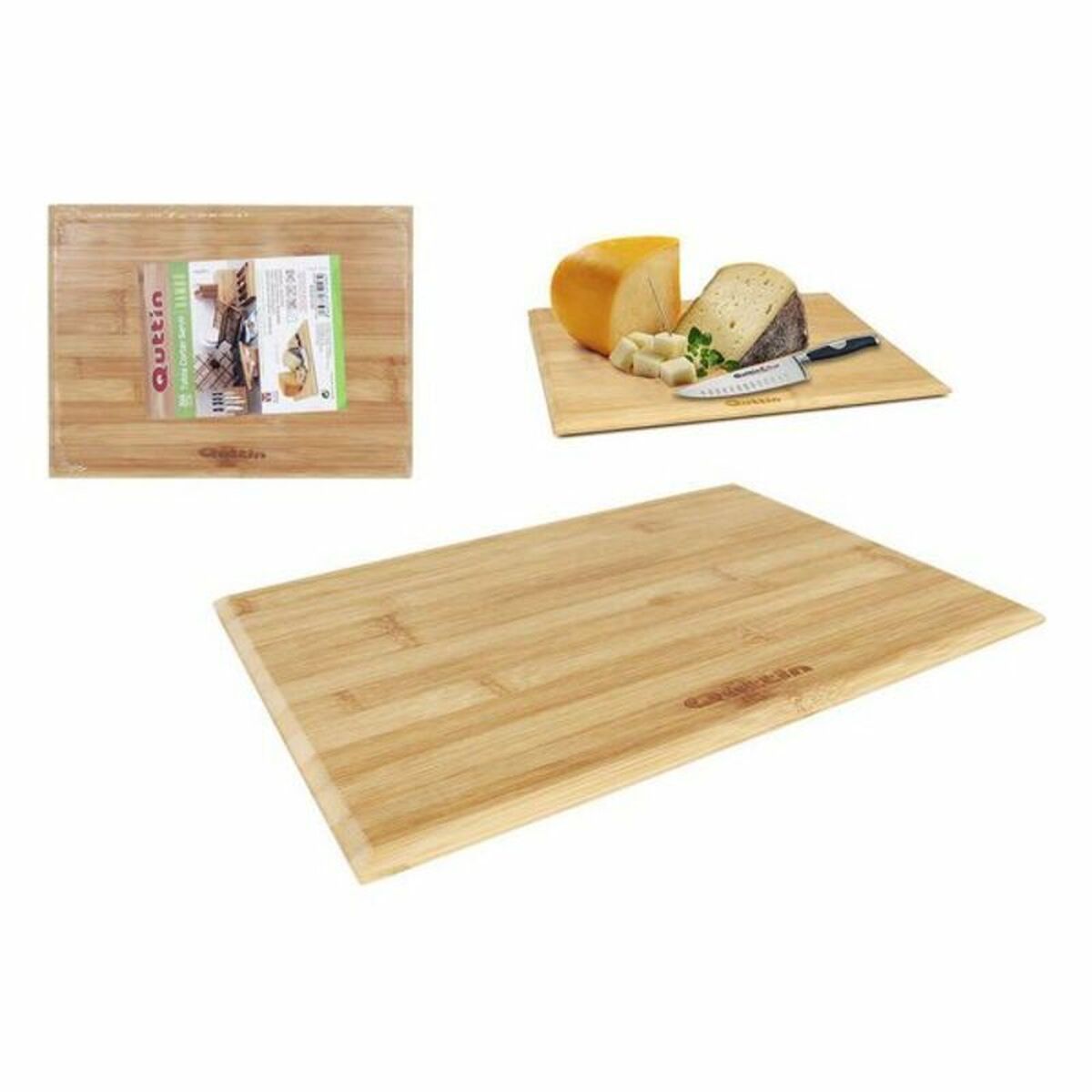 Köksbord Quttin Bambu Naturell (33 x 25 x 1 cm) - 3