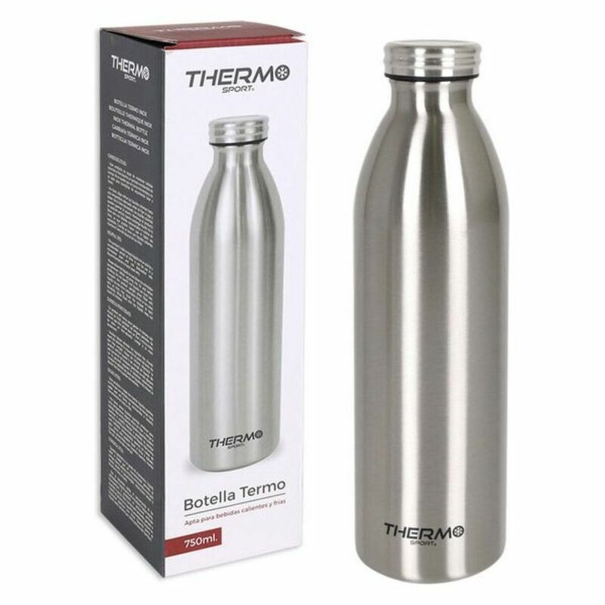 Termoflaskan ThermoSport Stål (750 ml) (750 ml) - 3