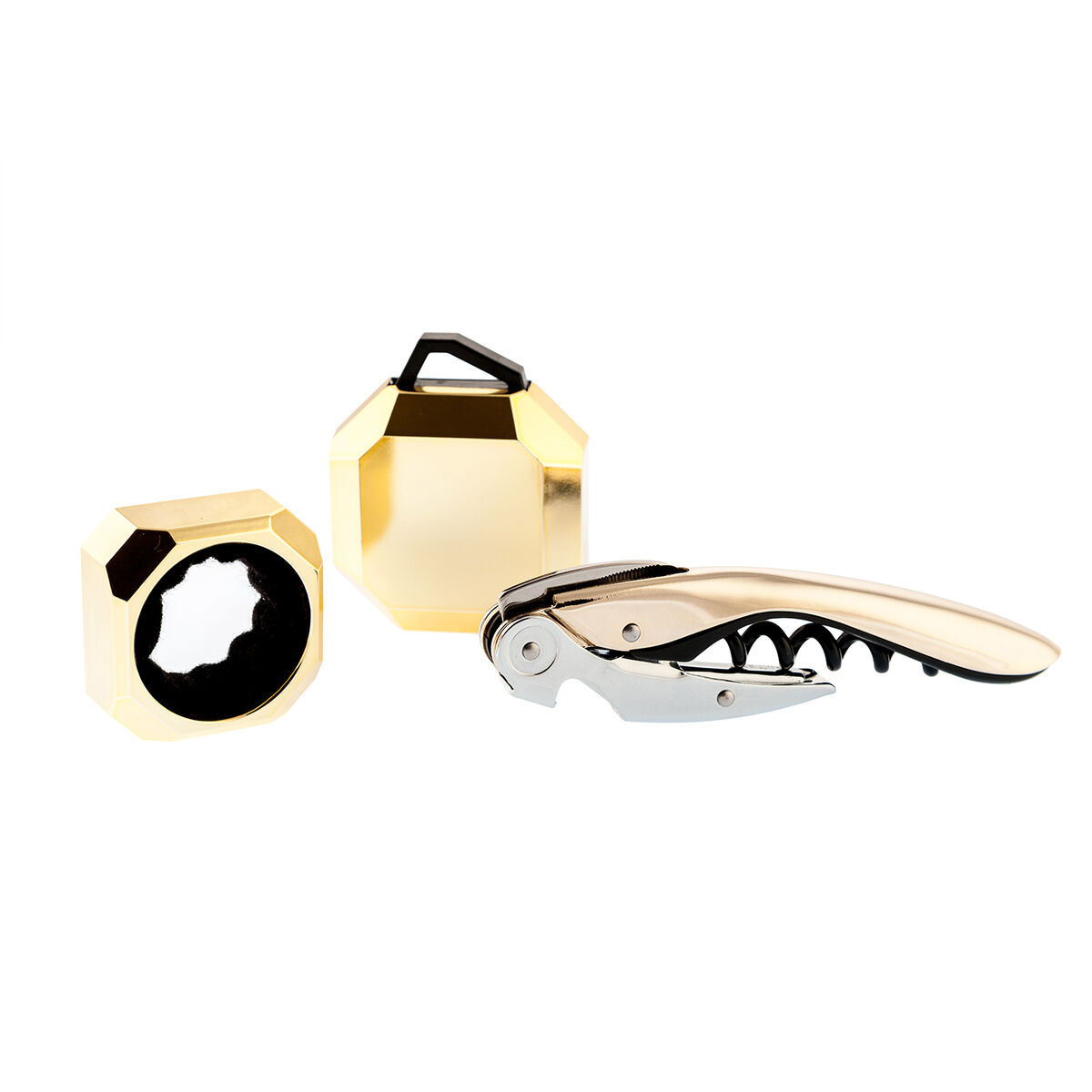 Vinpresentset Koala Deluxe Gyllene Metall 3 Delar - 2