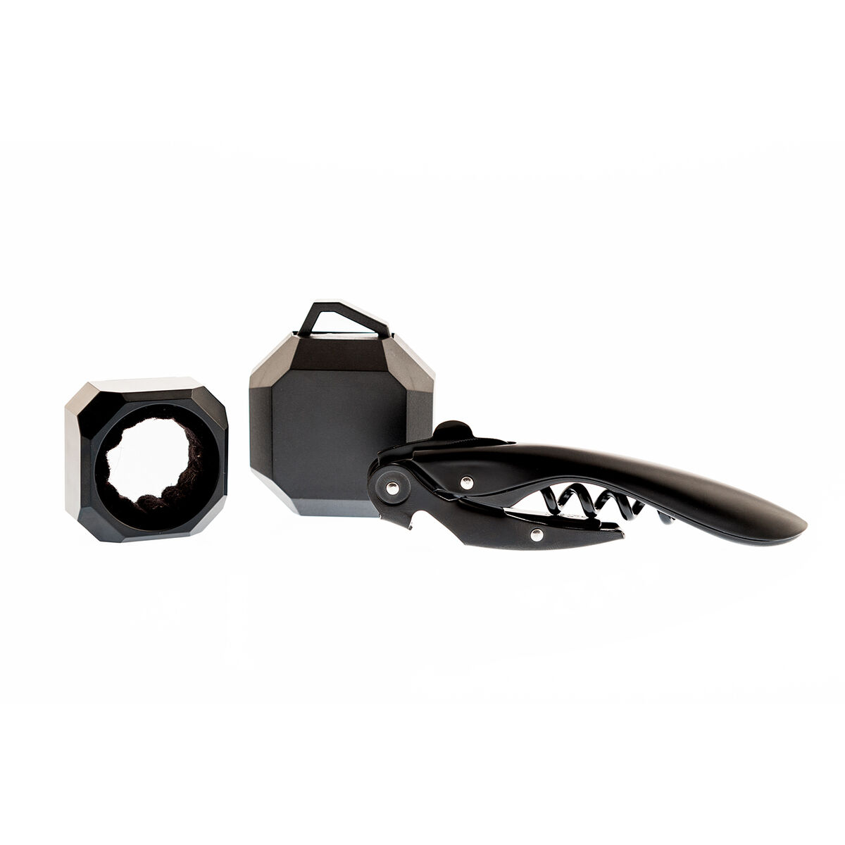 Set med Vintillbehör Koala Deluxe 3 Delar Svart Metall - 2