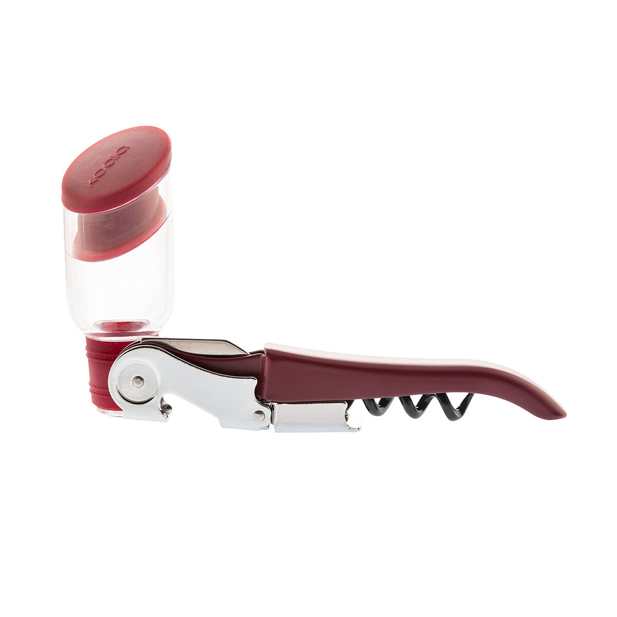 Set med Vintillbehör Koala 2 Delar Metall Bordeaux - 2