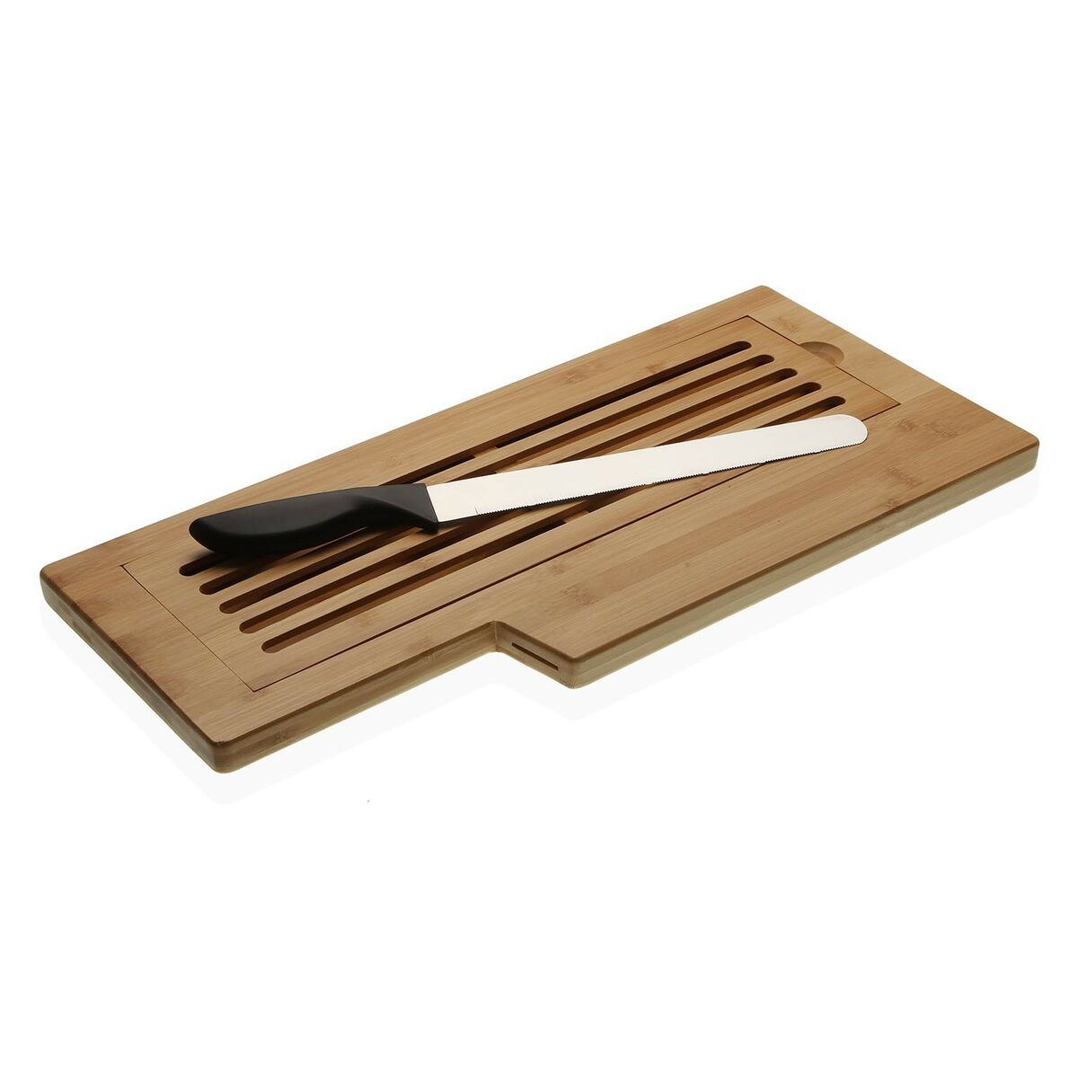 Skärbräda Versa 23 x 2 x 50 cm Stål Bambu - 2