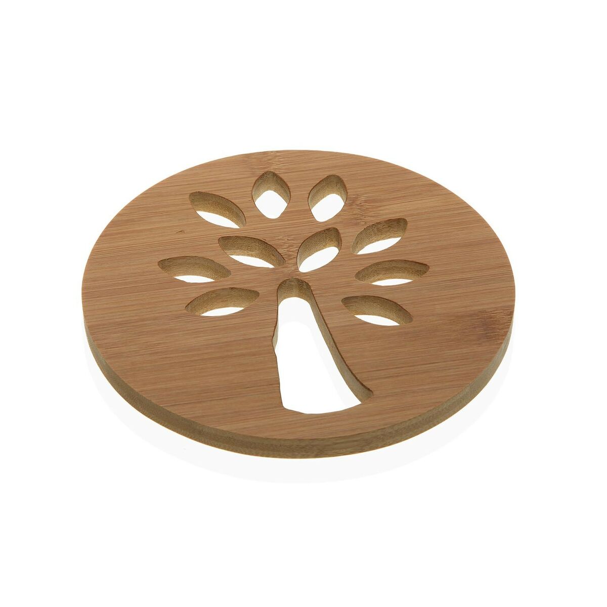 Bordsunderlägg Versa Träd Ø 16 cm Bambu