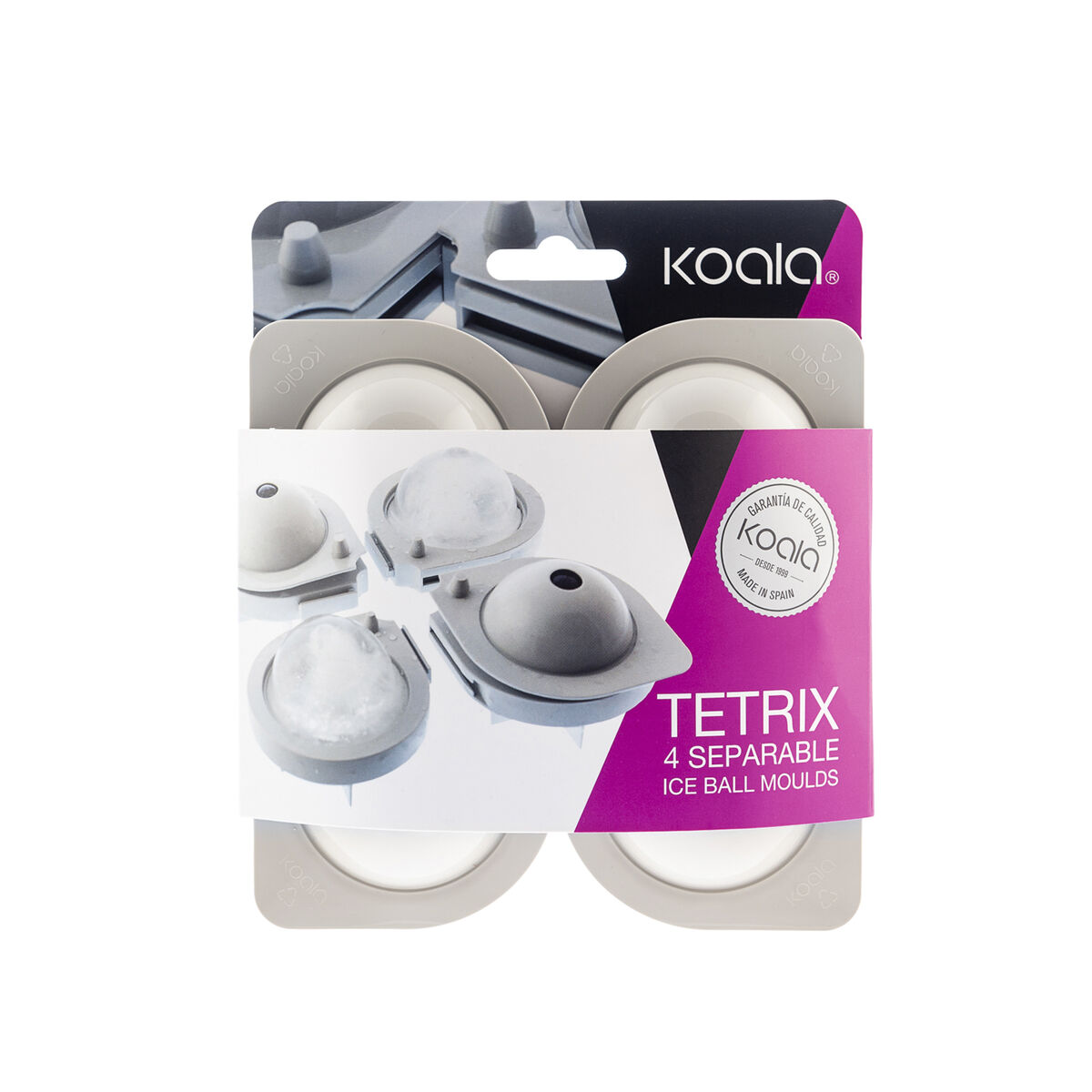 Isform Koala Eco Friendly Sfär Grå Plast 15,7 x 15,7 x 6 cm