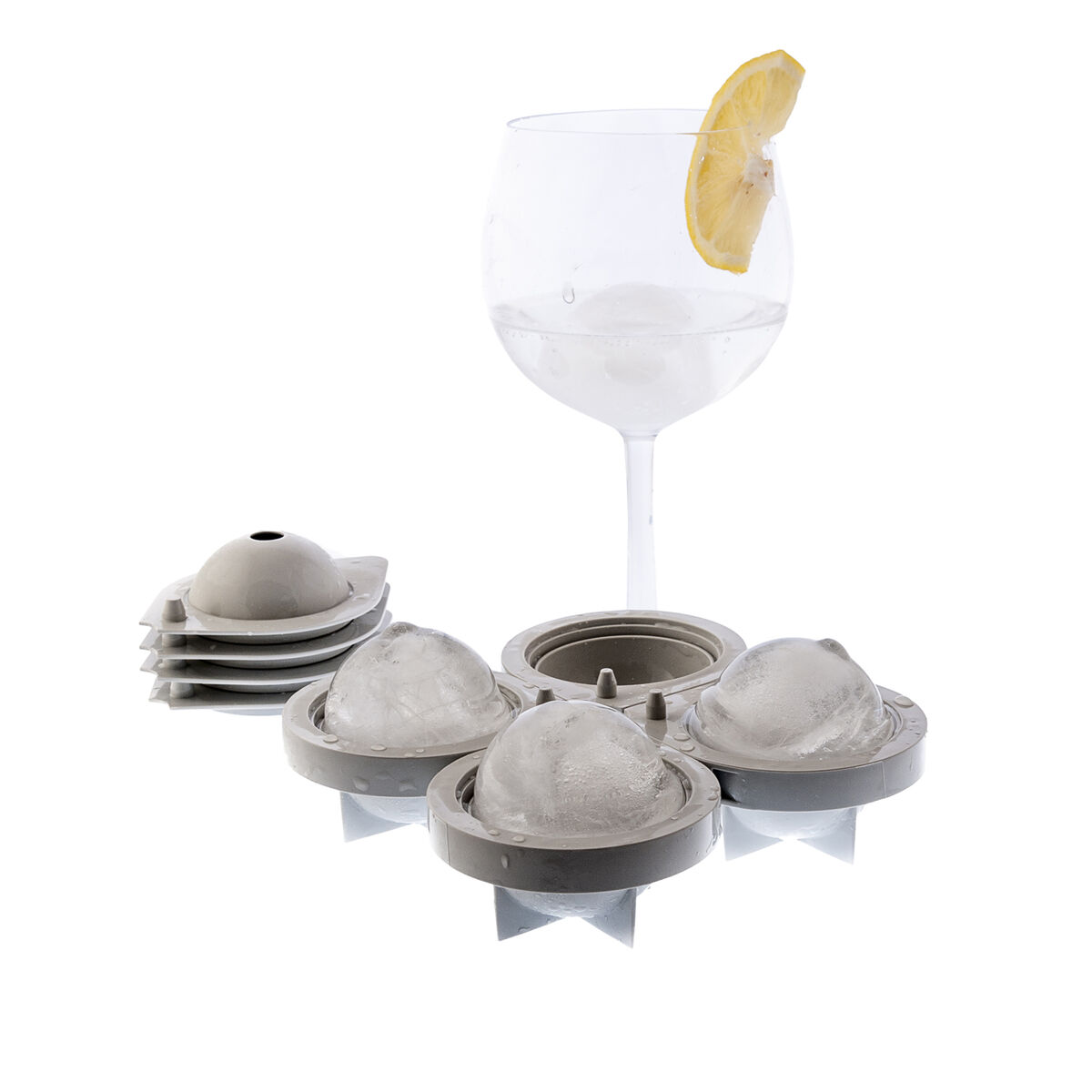 Isform Koala Eco Friendly Sfär Grå Plast 15,7 x 15,7 x 6 cm - 2