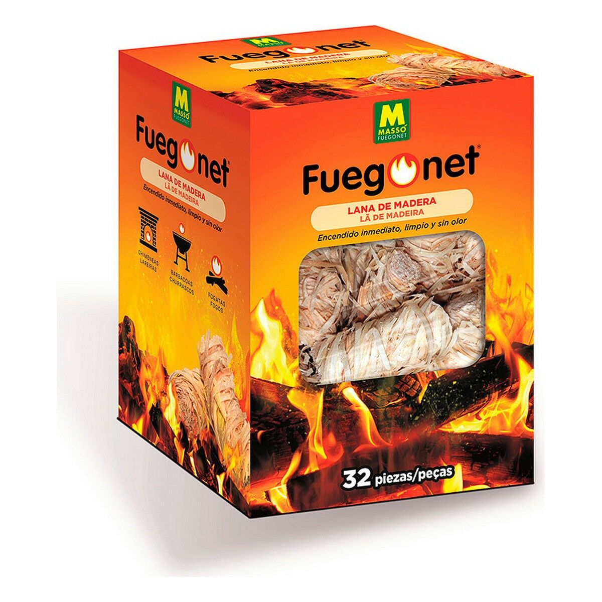 Braständare Massó Trä Uller 32 antal