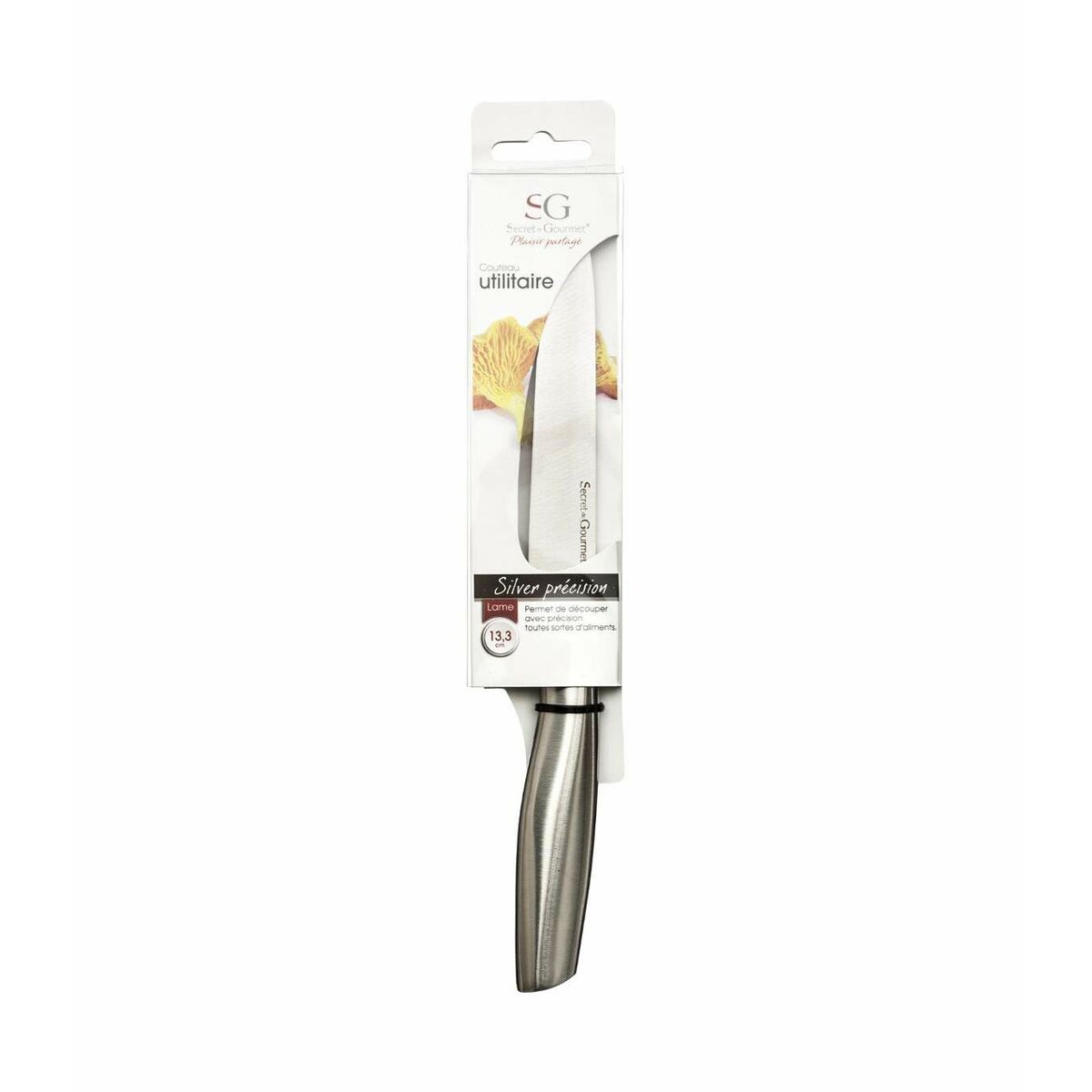 Kökskniv Secret de Gourmet Silvrig Rostfritt stål 24,5 cm - 3